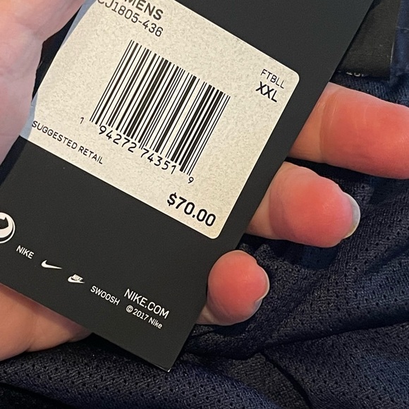 Nike NWT Dri-fit sideline warm up pants baby and orange pants - Picture 4 of 9